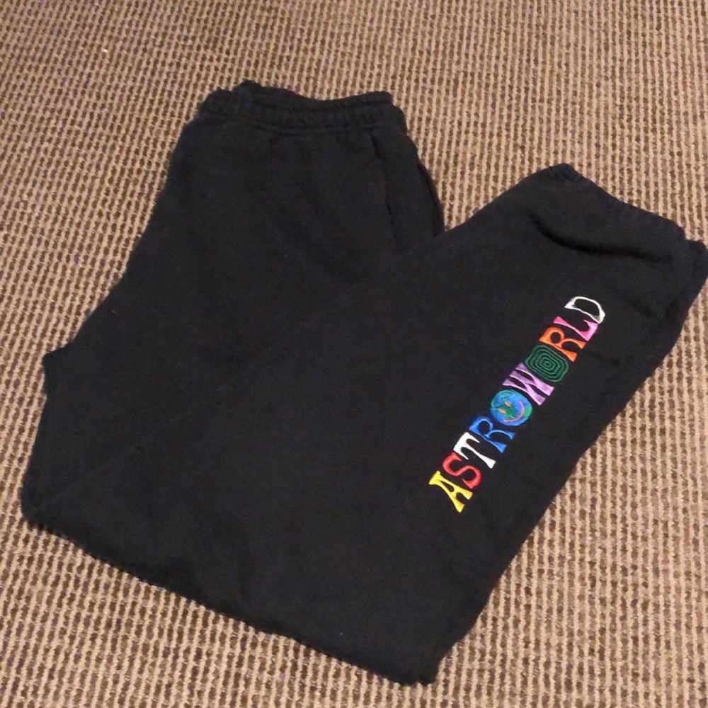 Travis Scott Astroworld Tour merch Sweatpants sz L